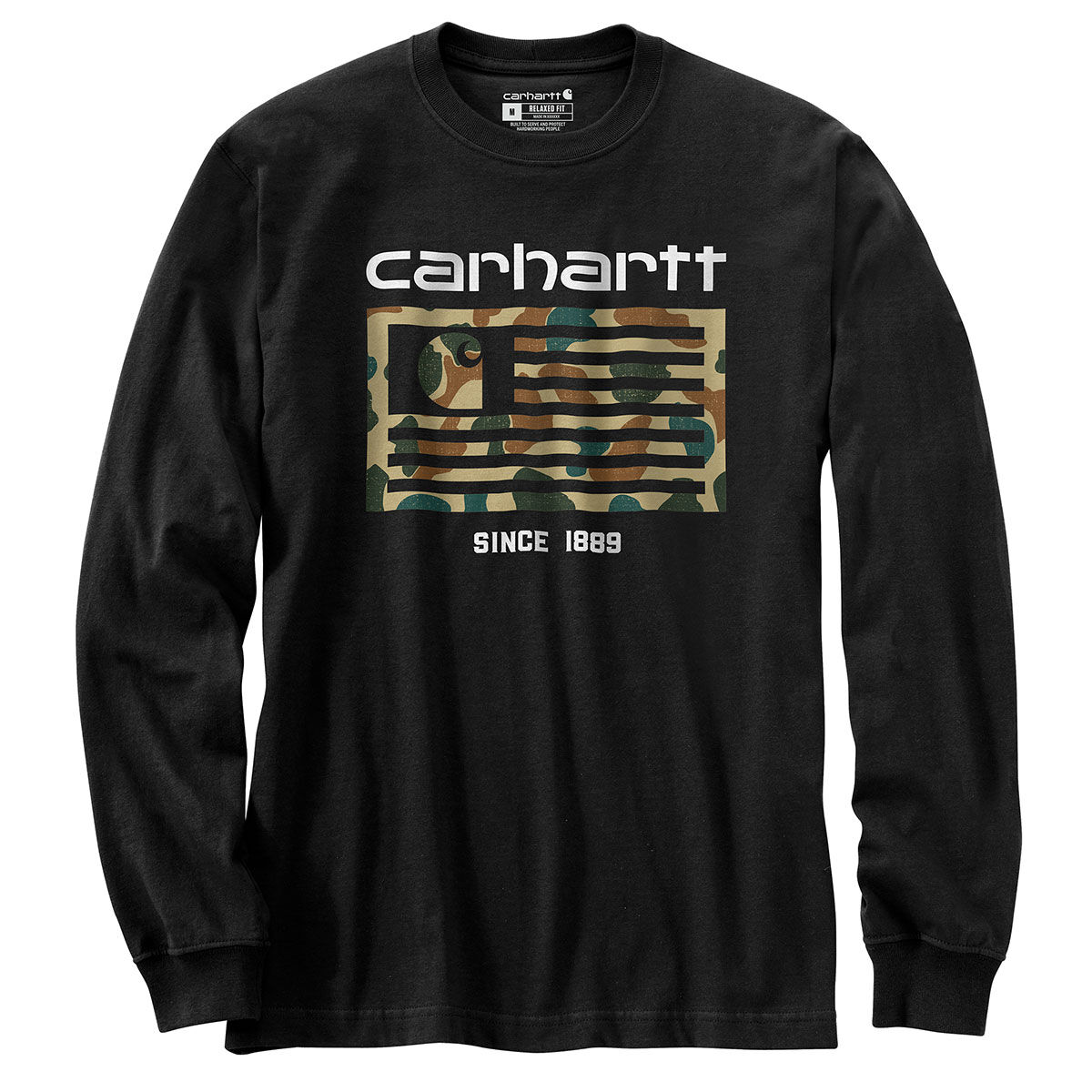 Carhartt Men's Relax Fit Mid-Weight Long Sleeve Tee