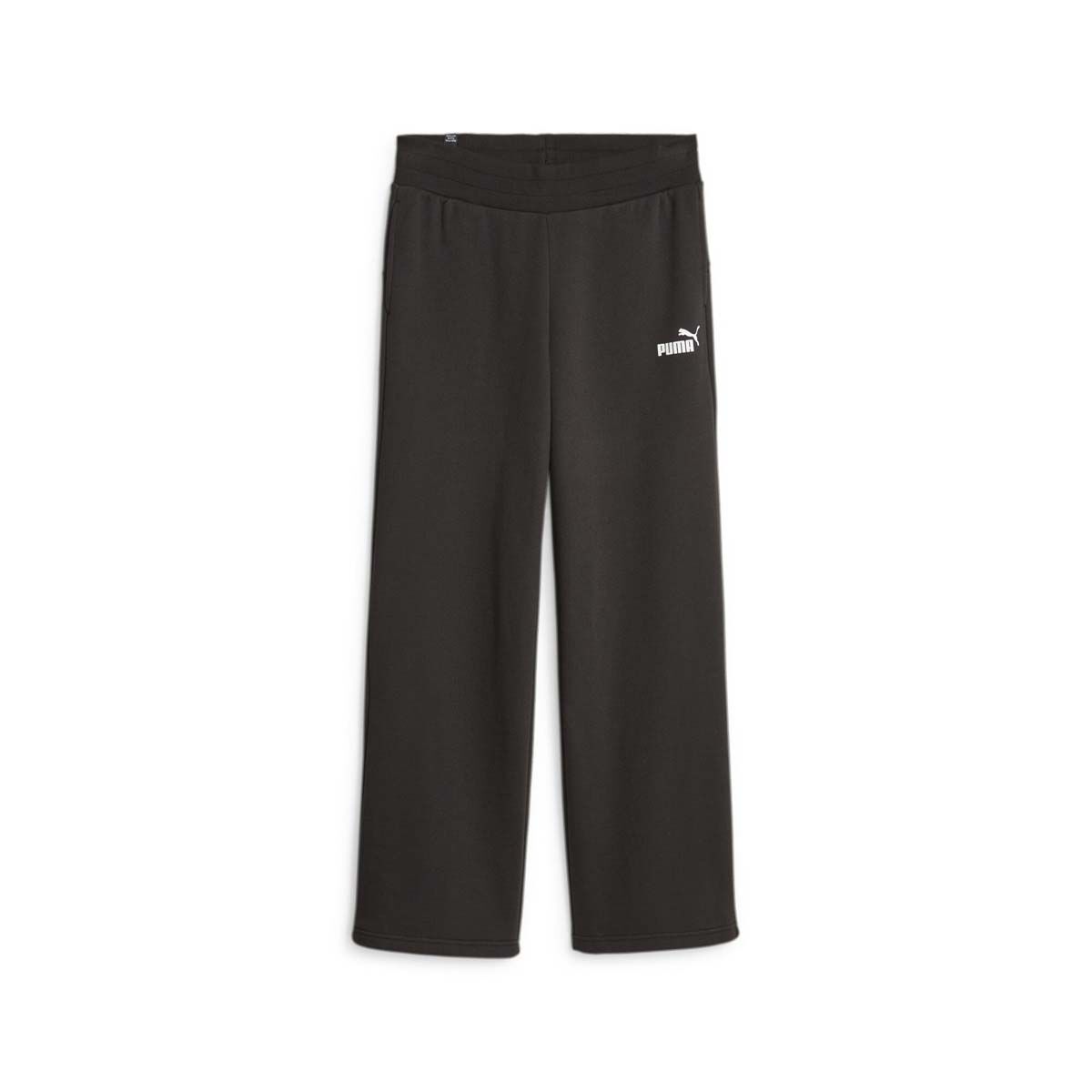 Puma Women's ESS+ Straight Leg Small Logo Pants Fleece Athletic Apparel
