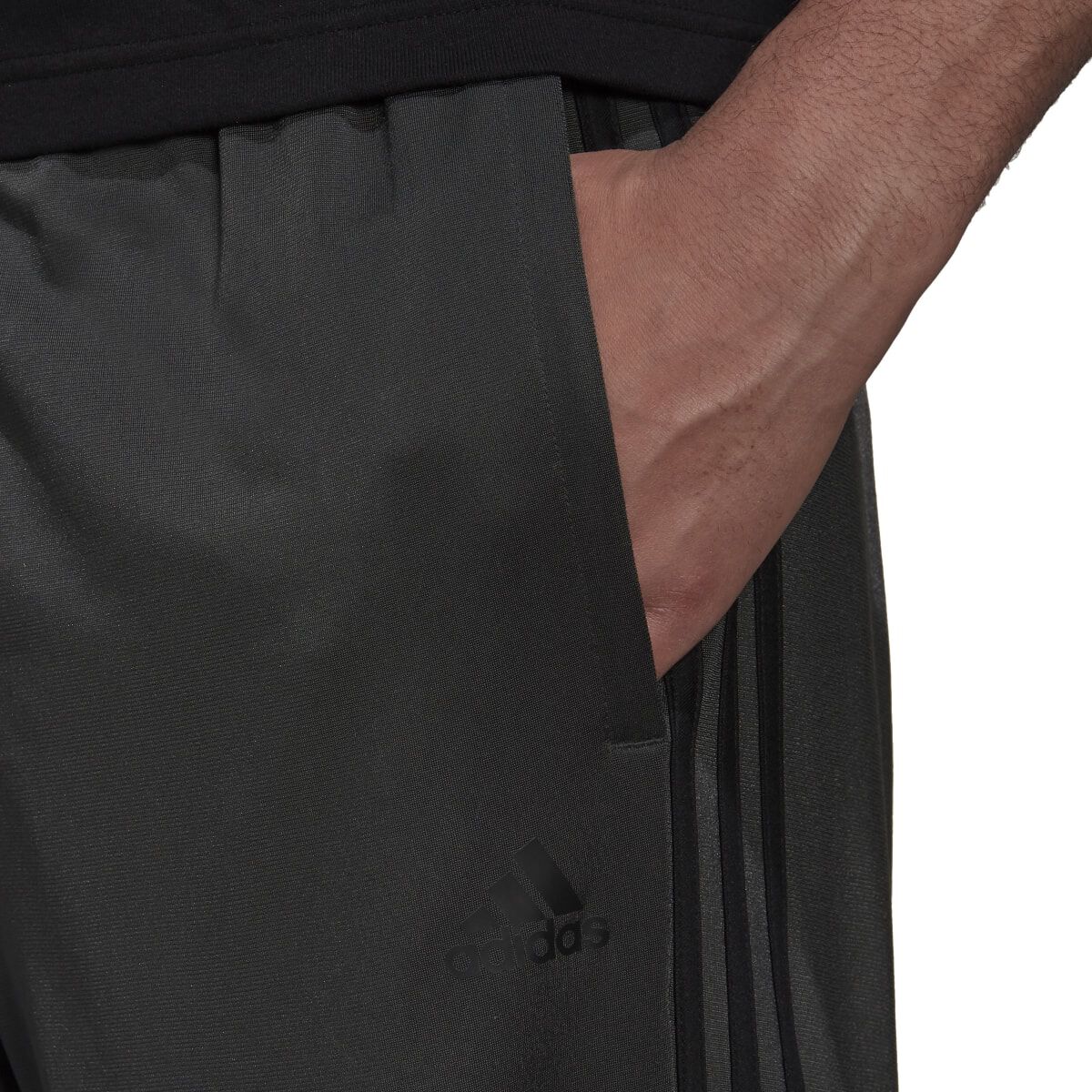 adidas Men's Essentials Warm-Up Tapered 3-Stripes Track Pants