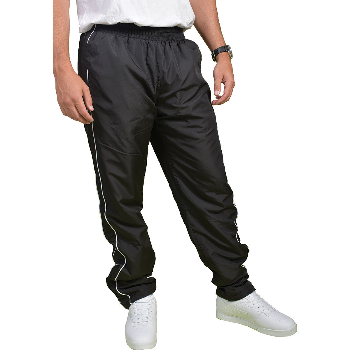 Nothin But Net Men's Fleece Lined Woven Pants