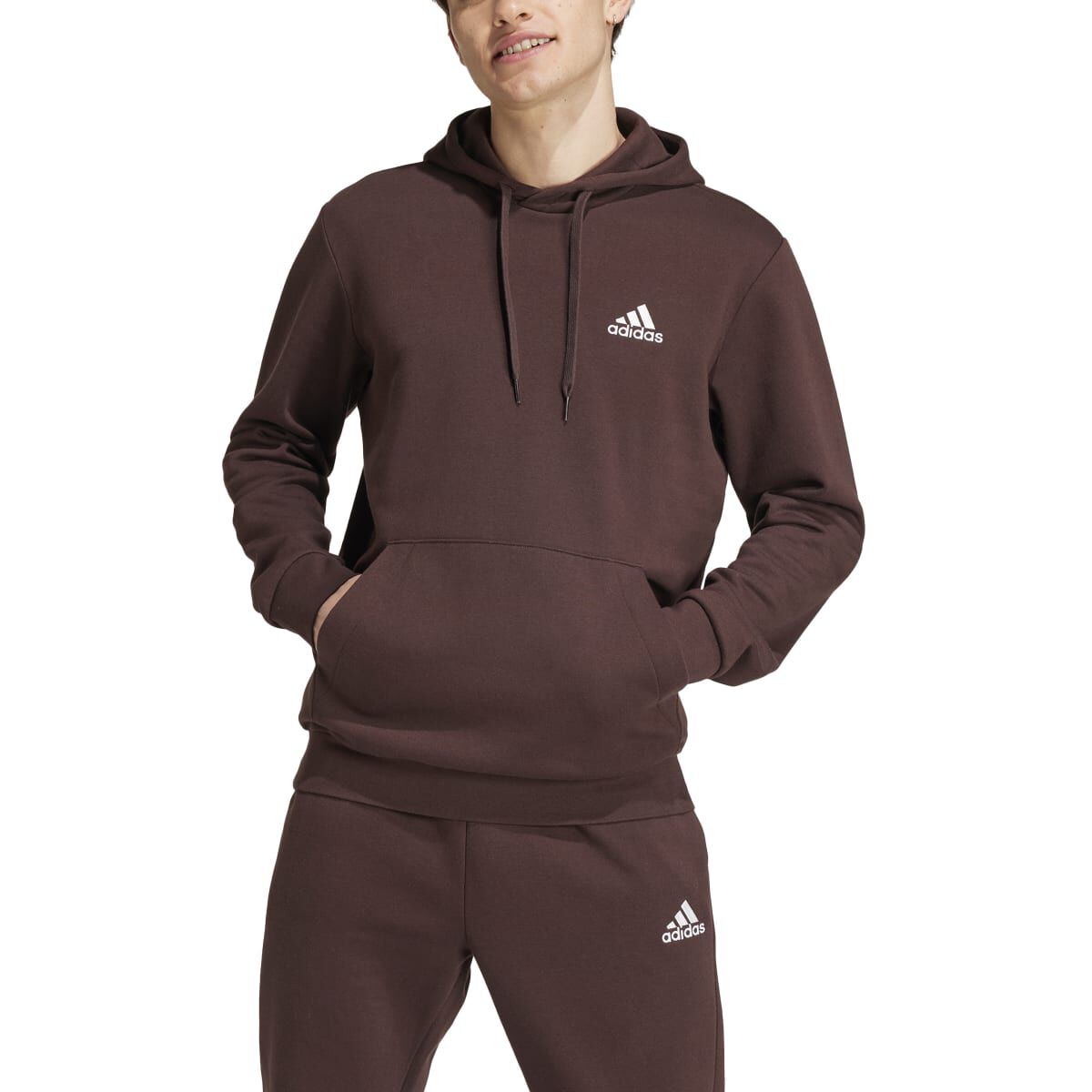 adidas Men's Long Sleeve Feel Cozy Hoodie