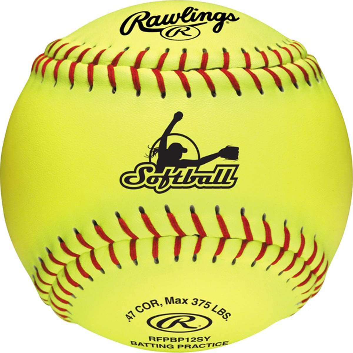 Rawlings 6-Pack 12" 14u College/High School/ Travel Fastpitch Softballs