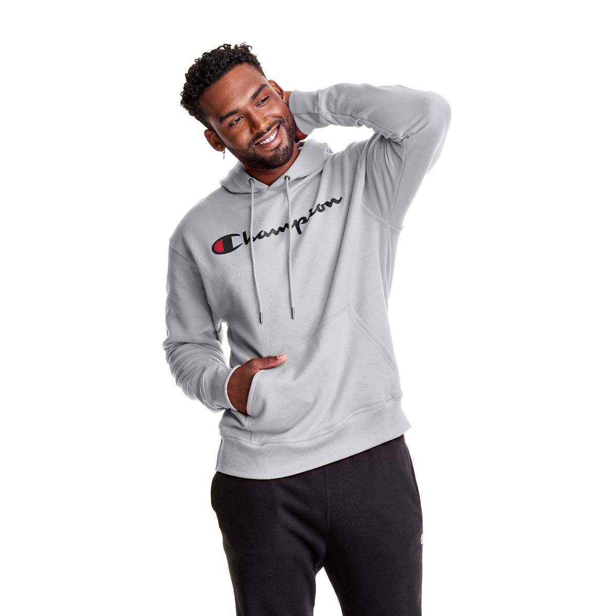 Champion Men's Powerblend Big Logo Pullover Hoodie