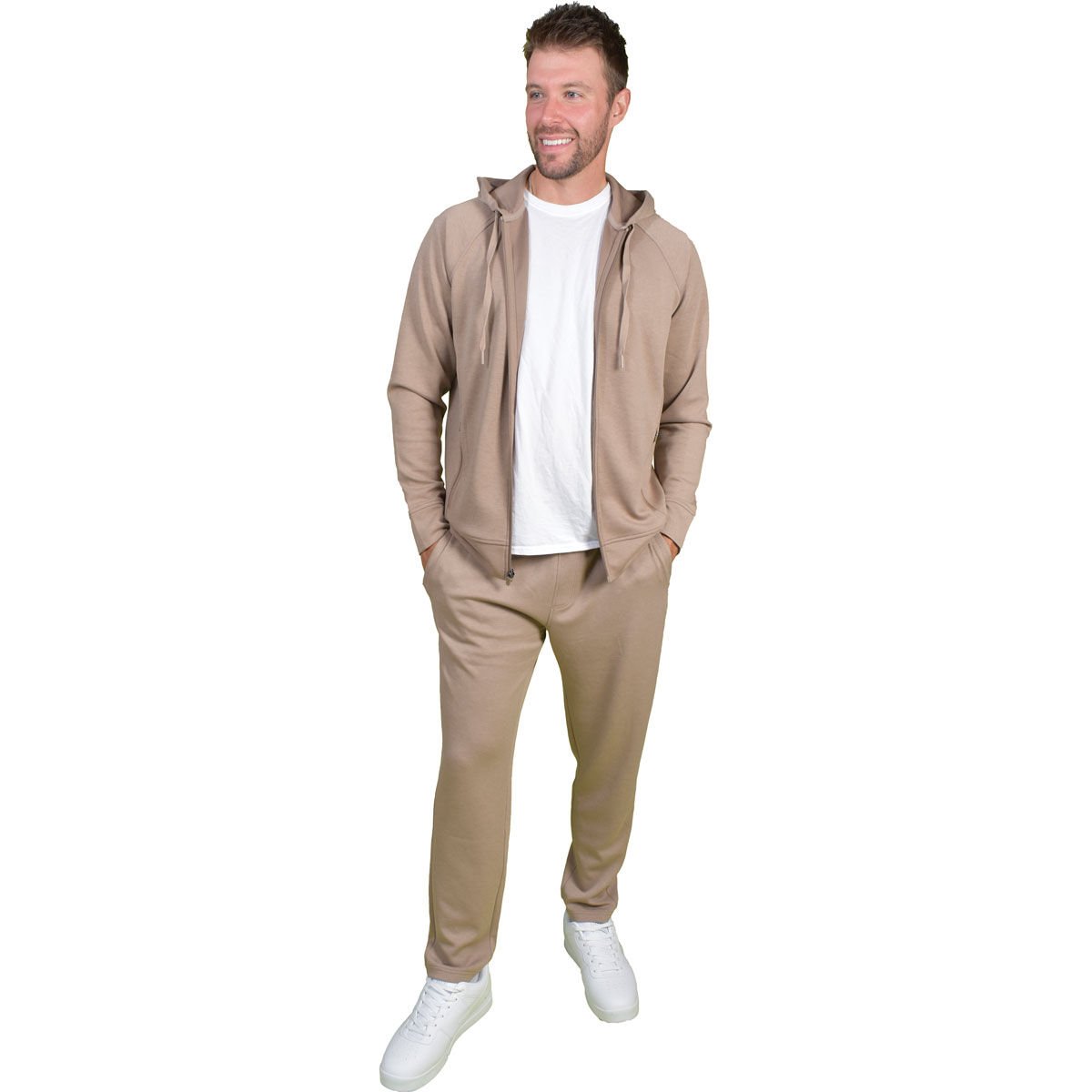 90 Degree Men's Soft Full Zip Hoodie