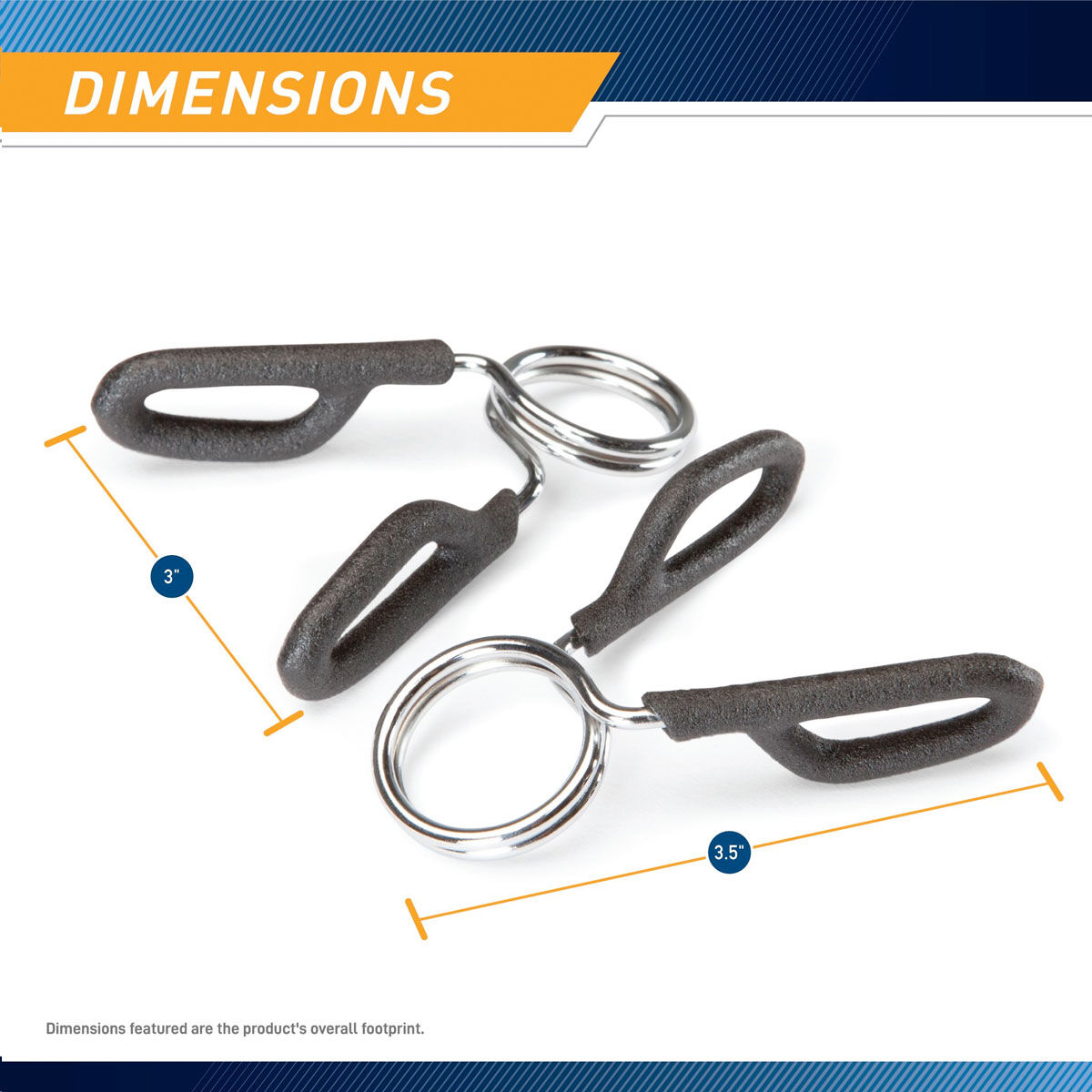 Marcy 1" Standard Spring Collars - 2-Pack