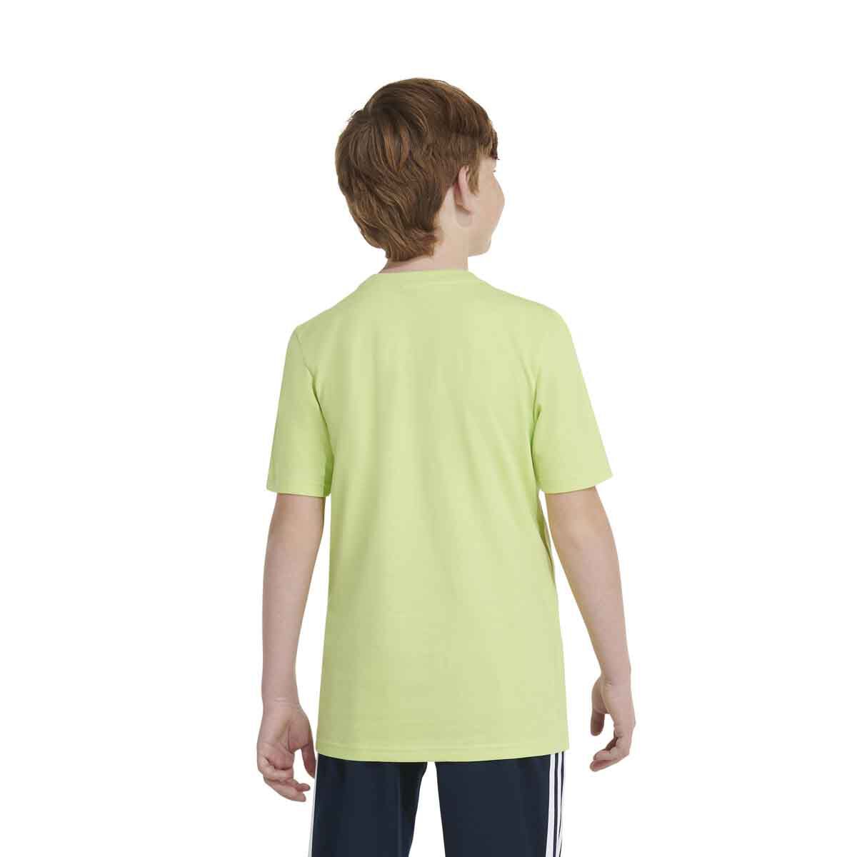 adidas Boys' Shorts Sleeve Camo Logo Tee