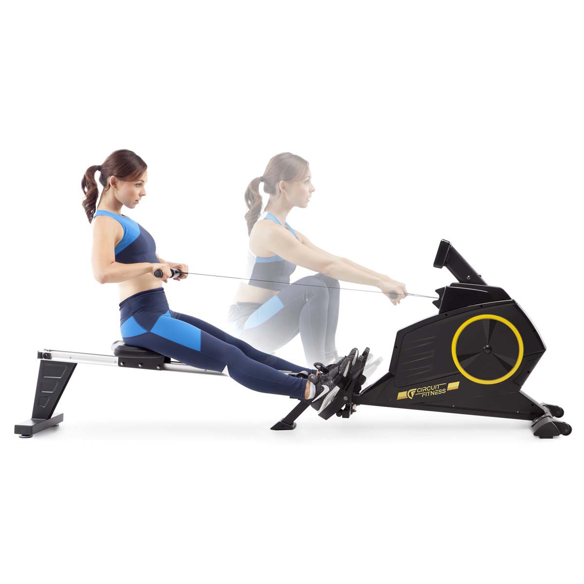 Circuit Fitness Deluxe Foldable Magnetic Rowing Machine
