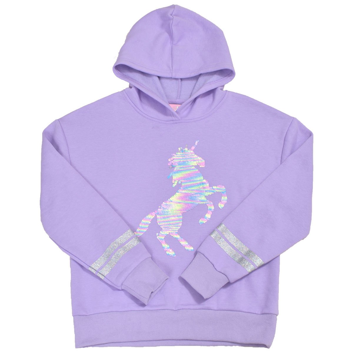 Freestyle Girls' Unicorn Flip Sequince Hoodie