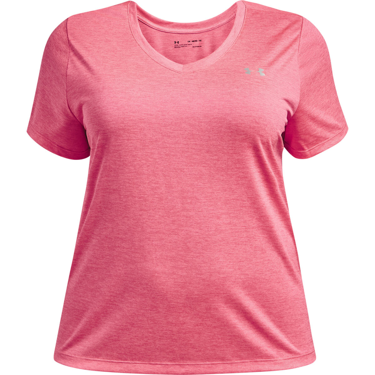 Under Armour Women's Plus Size Tech Twist Short Sleeve V-Neck Tee
