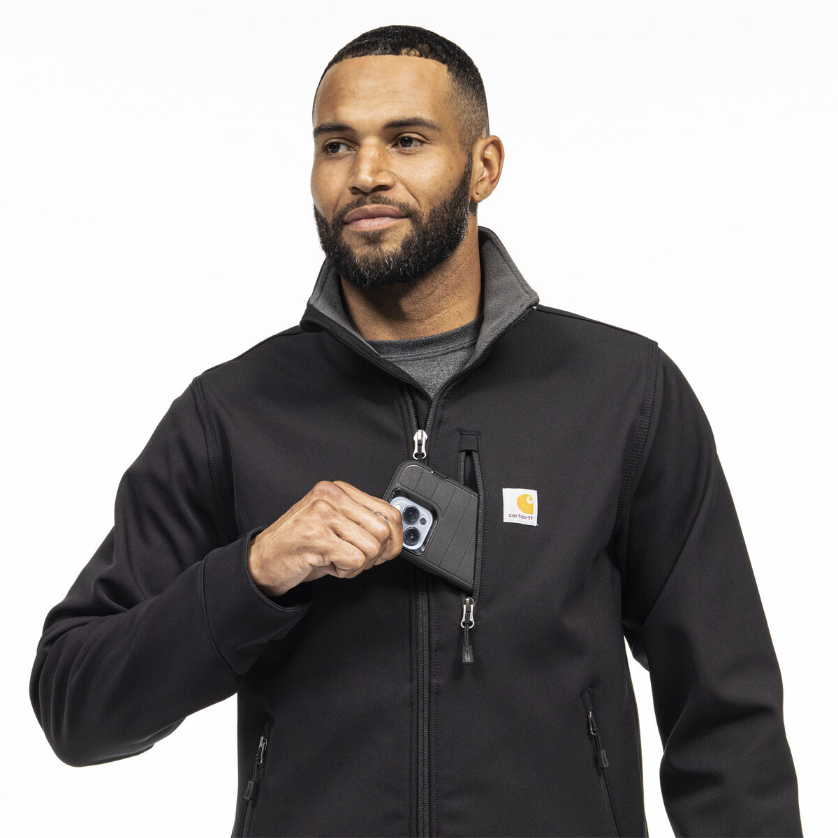 Carhartt Rain Defender Relaxed Fit Heavyweight Softshell Jacket