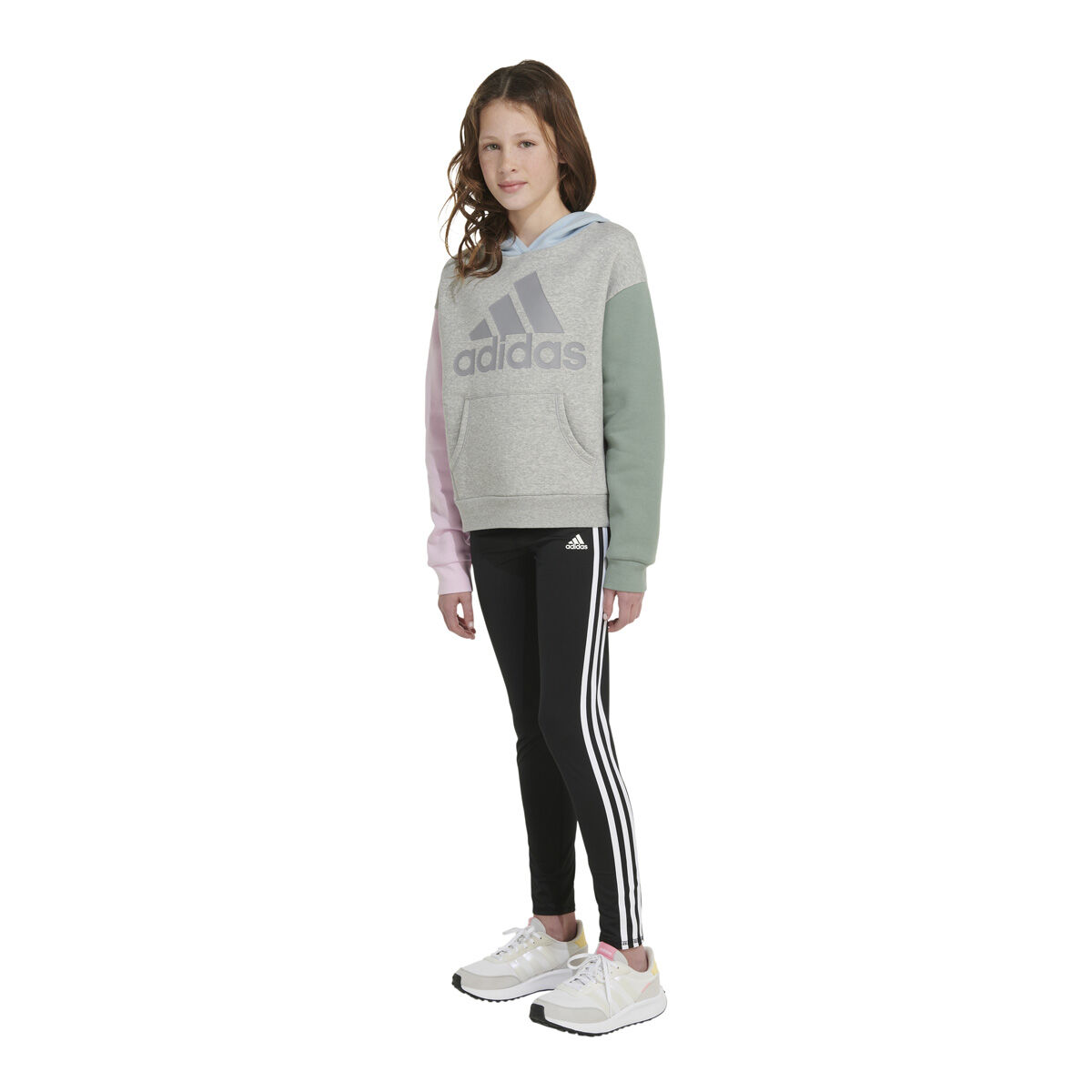 adidas Girl's Color Block Hoodie