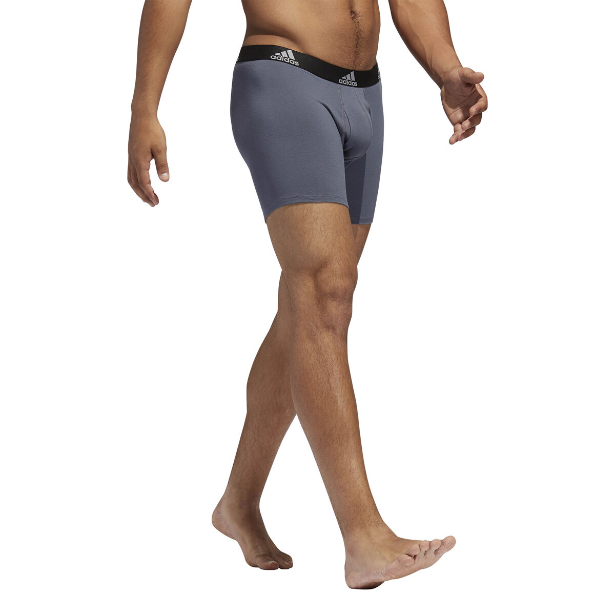 adidas M STR COTTON 3PK BOXER BRIEF