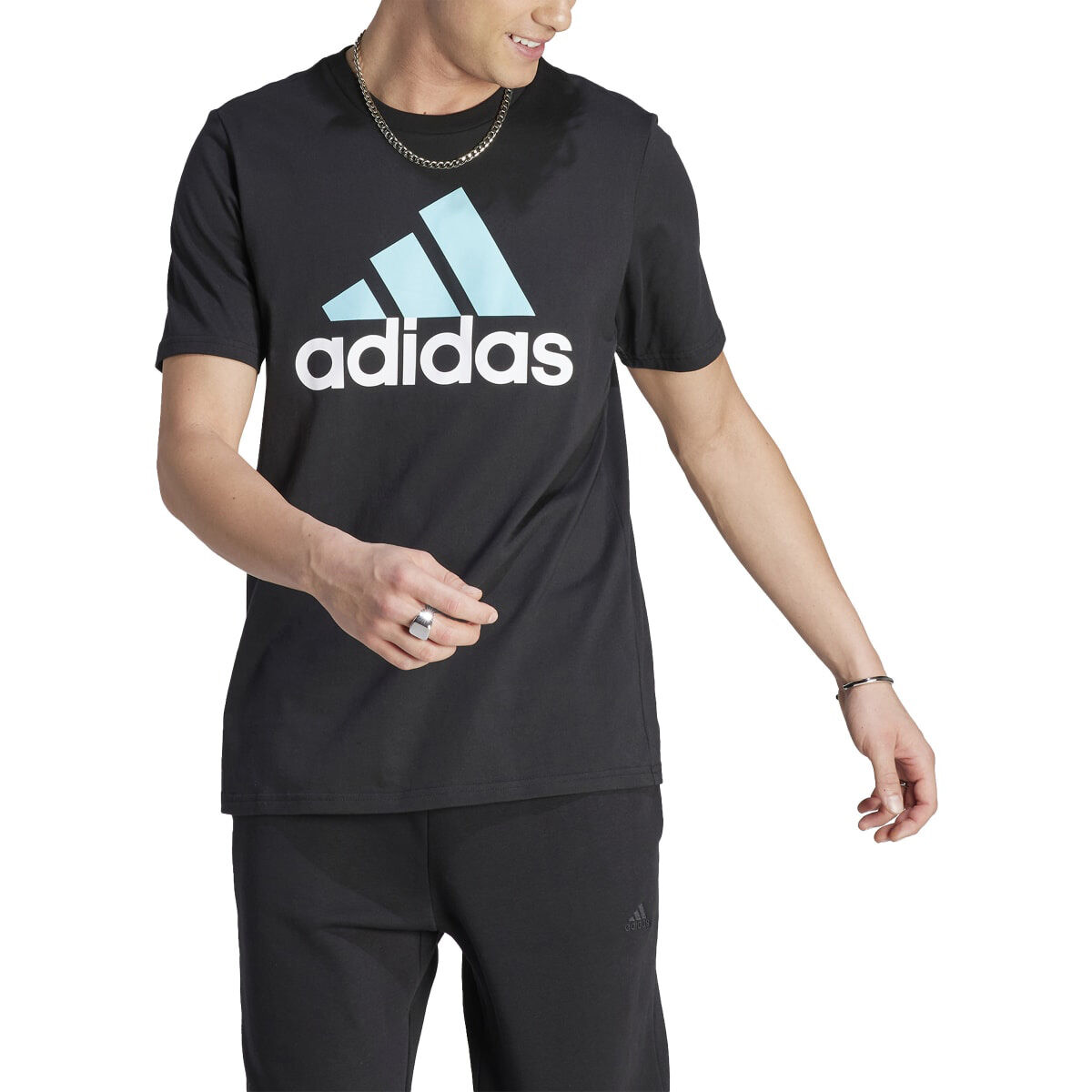 adidas Men's Short Sleeve Big Logo Tee