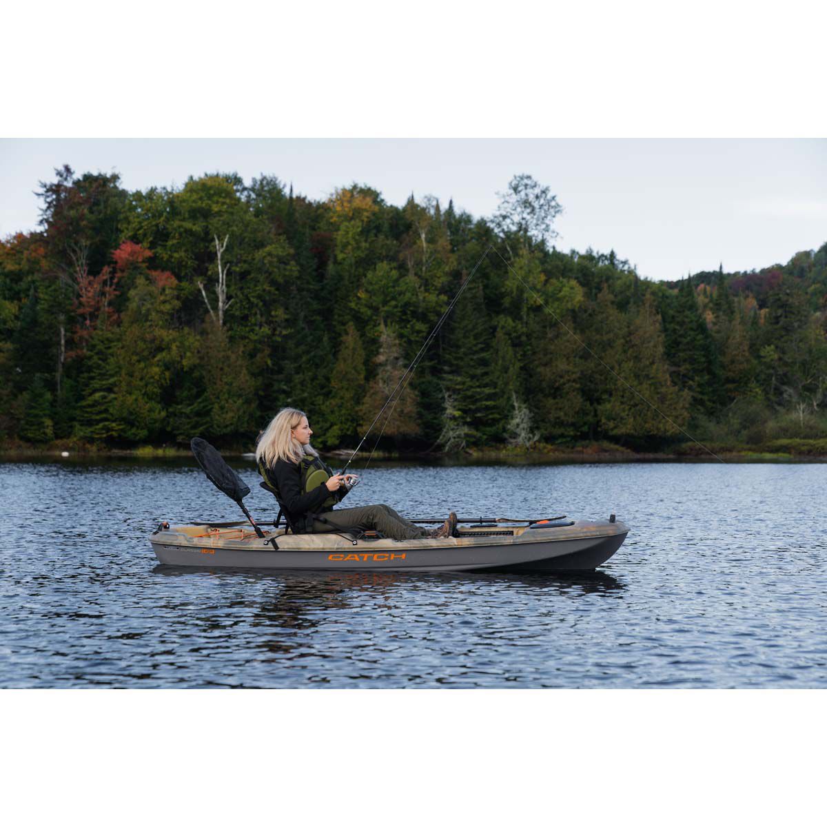 Pelican Catch Classic 100 Sit-On-Top Fishing Kayak, 10'