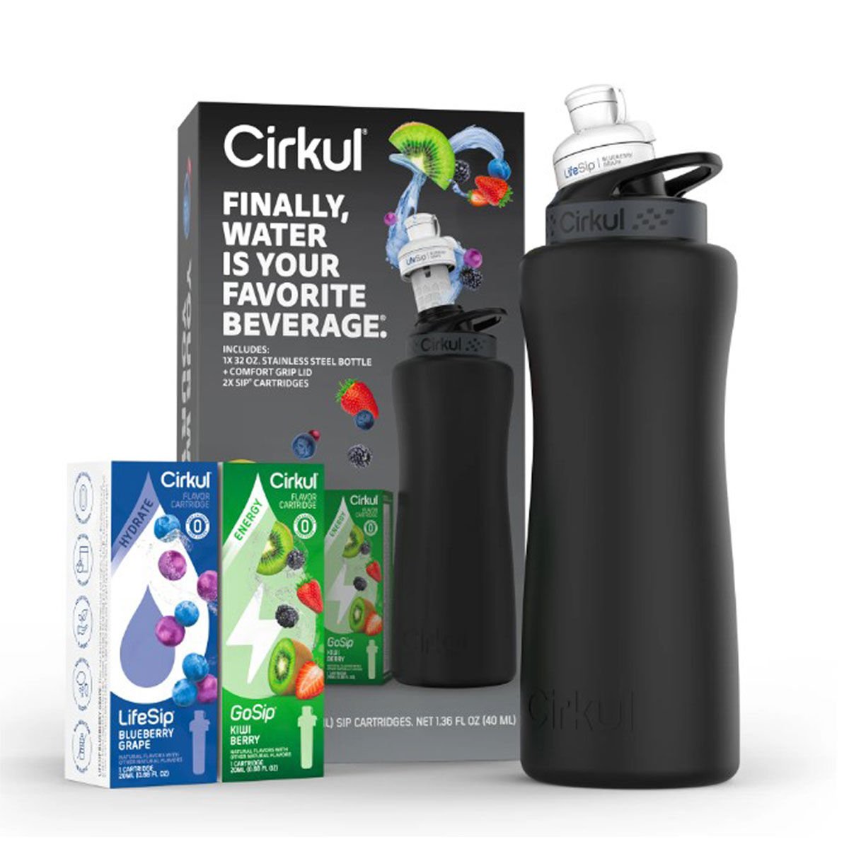 Cirkul 32oz Stainless Starter Kit