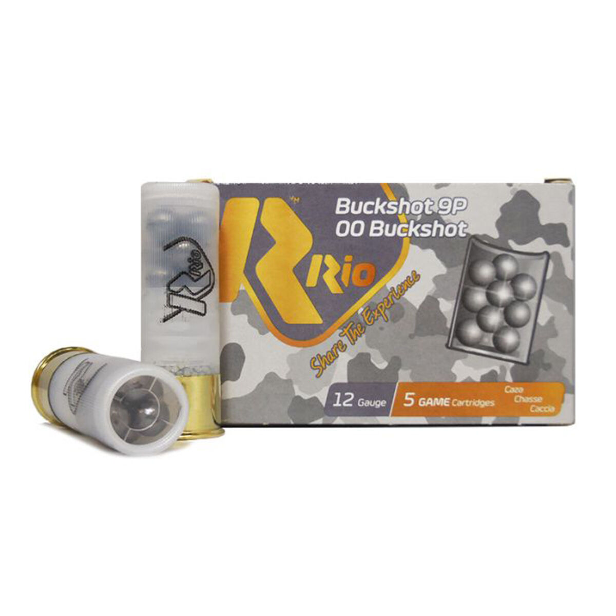 Rio Ammunition Royal Buck 12 Gauge Buckshot Ammunition - 5 Rounds