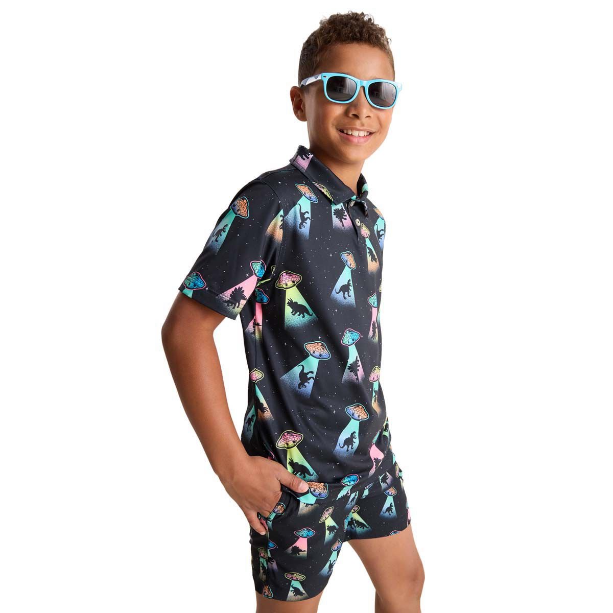 Chubbies Men's Beam Me Up (Youth Performance Polo)