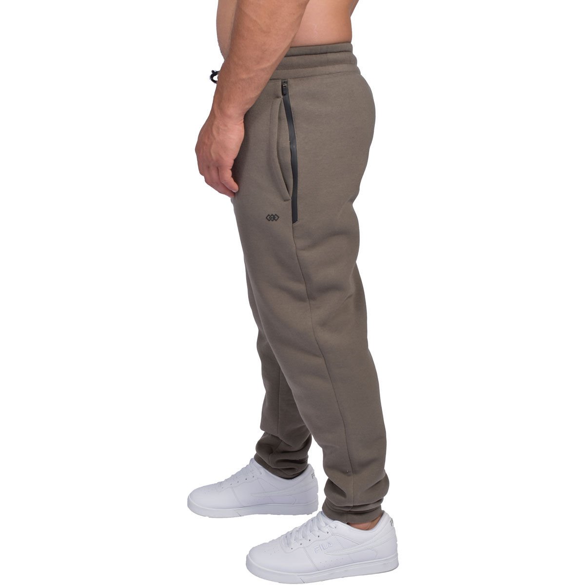 Leg3nd Men's Tapered Side Zip Pant