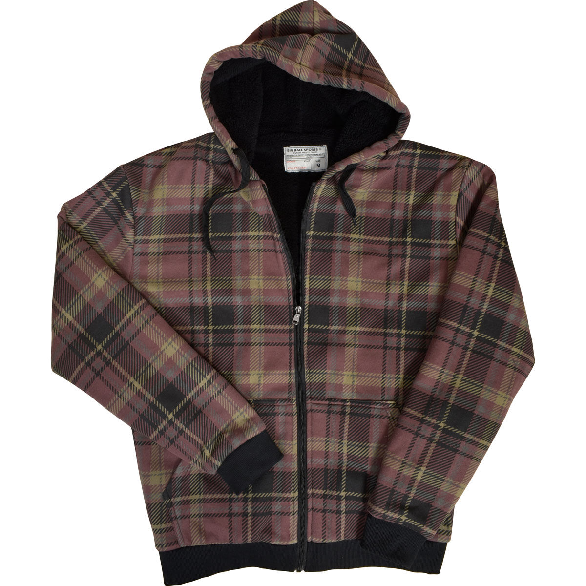 Big Ball Sports Men's Sherpa Lined Hoodie