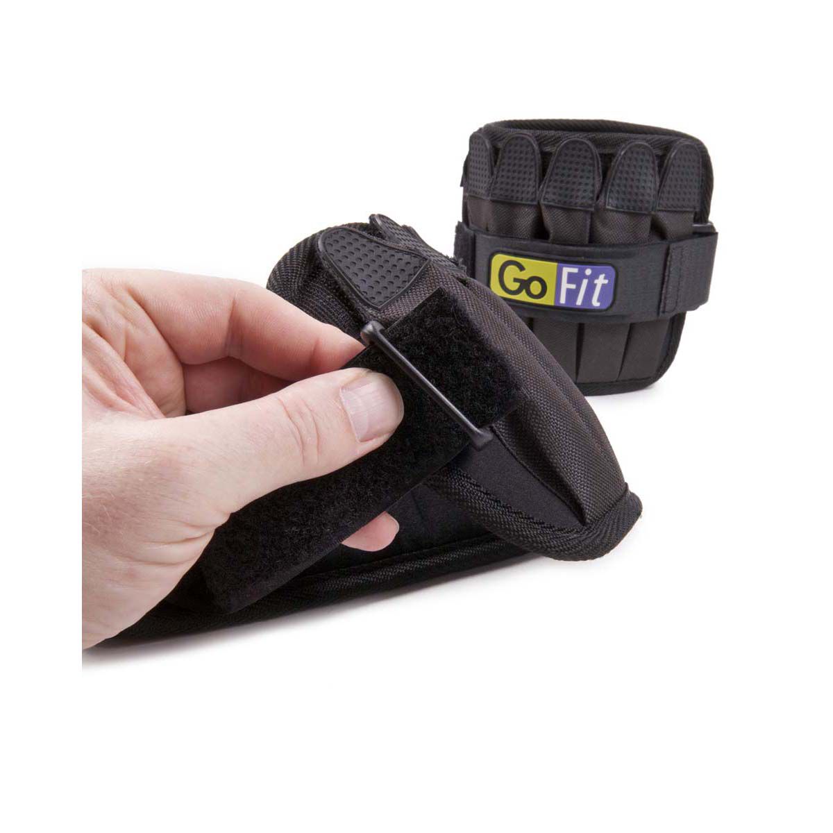 Go Fit 10lb Padded Adjustable Ankle Weights Set