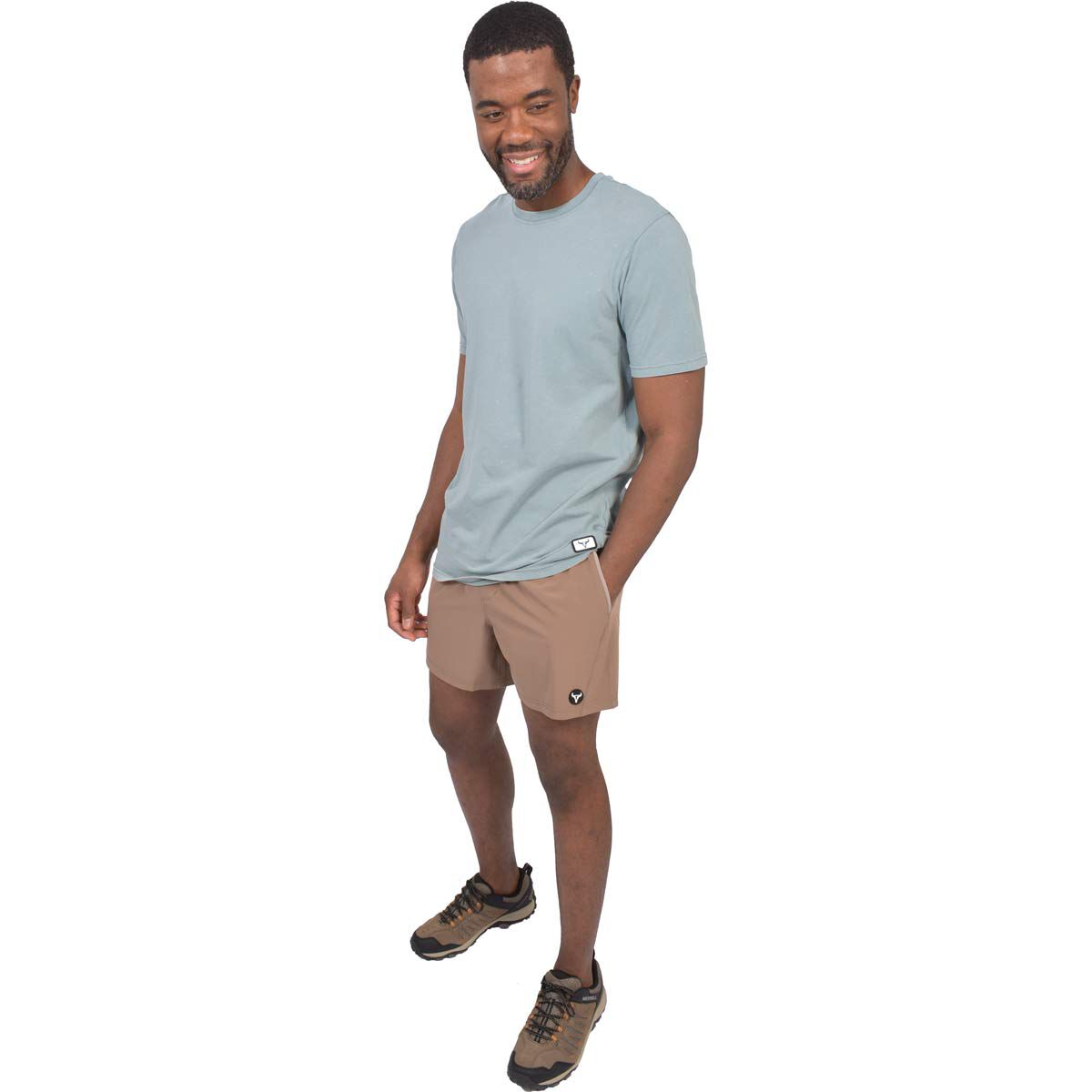 Bison Ridge Men's Acid Wash Sequoia Short Sleeve T-Shirt
