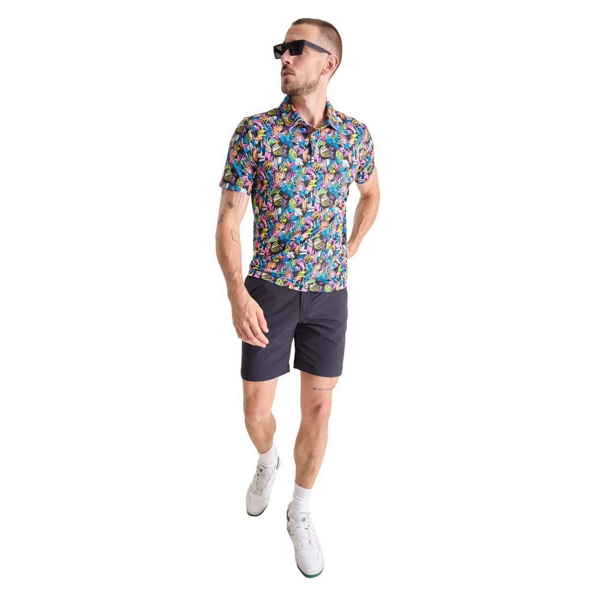 Chubbies Men's Abstract Aloha (Performance Polo )