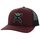 Grey/Maroon