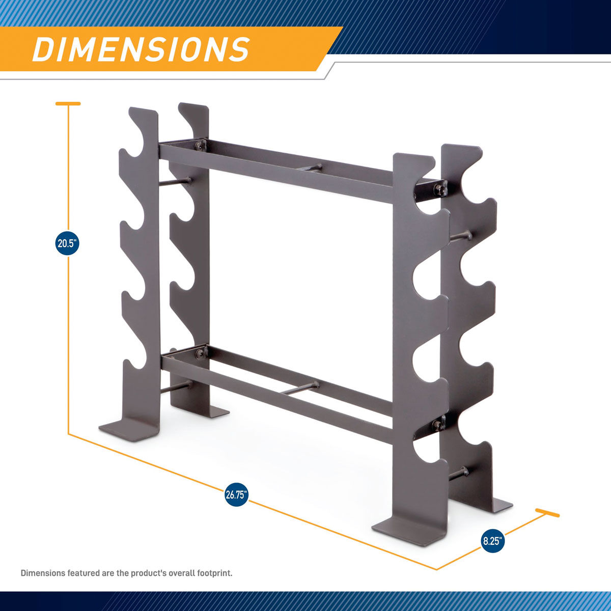 Marcy Compact Dumbbell Rack