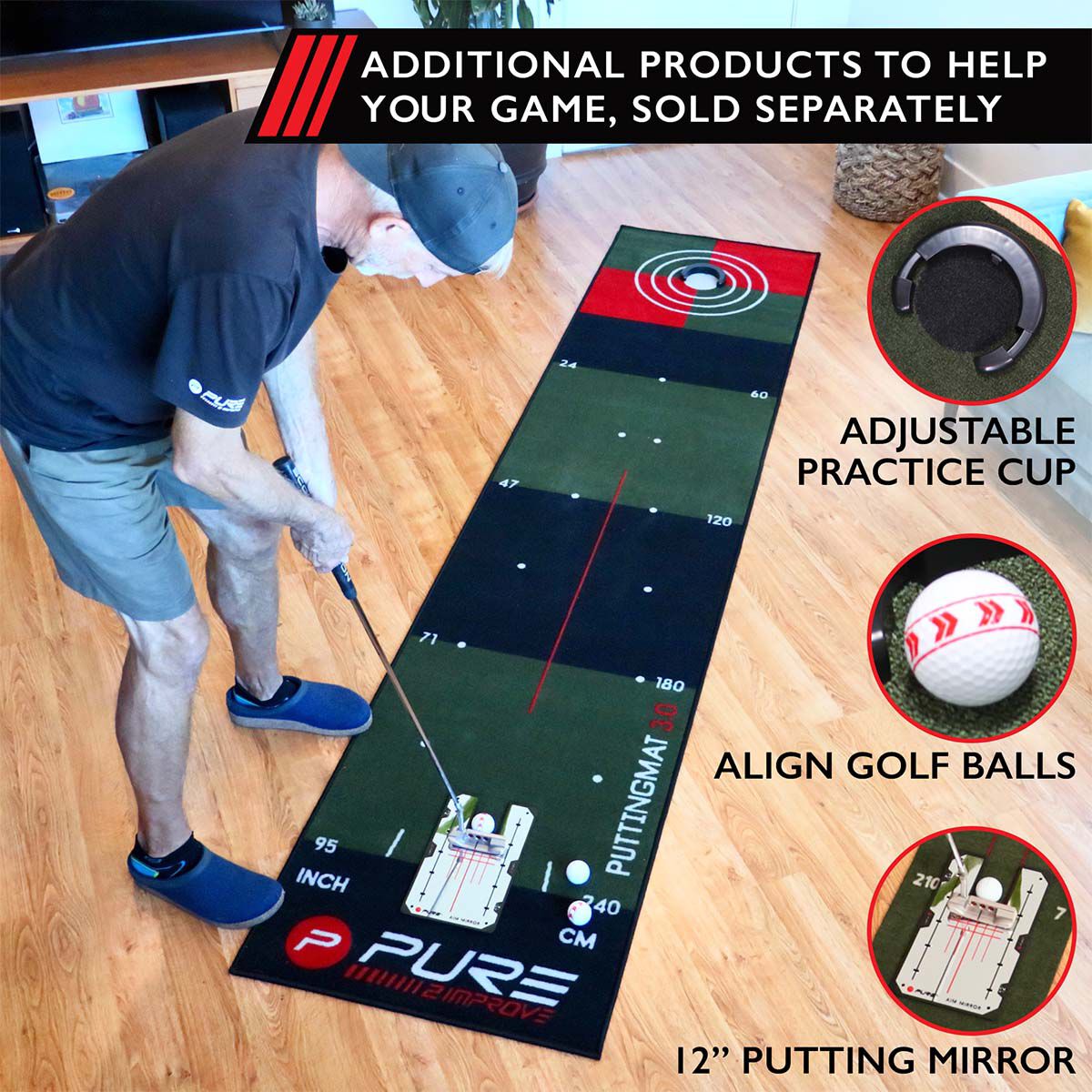 Pure2improve 3.0 Golf Putting Mat