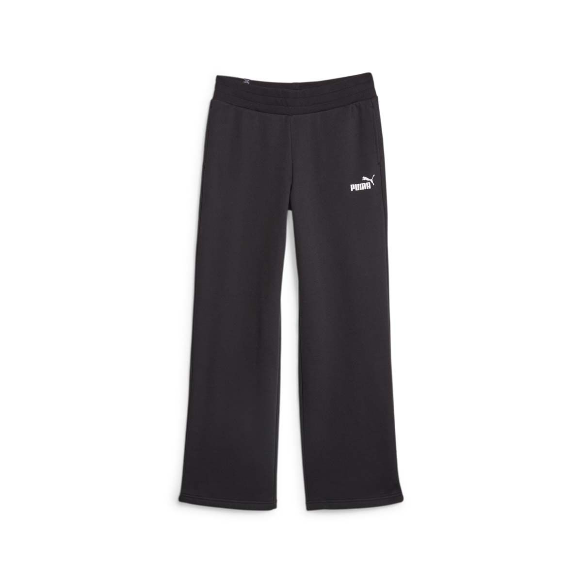 Puma Women's ESS+ Straight Leg Small Logo Pants Fleece Athletic Apparel