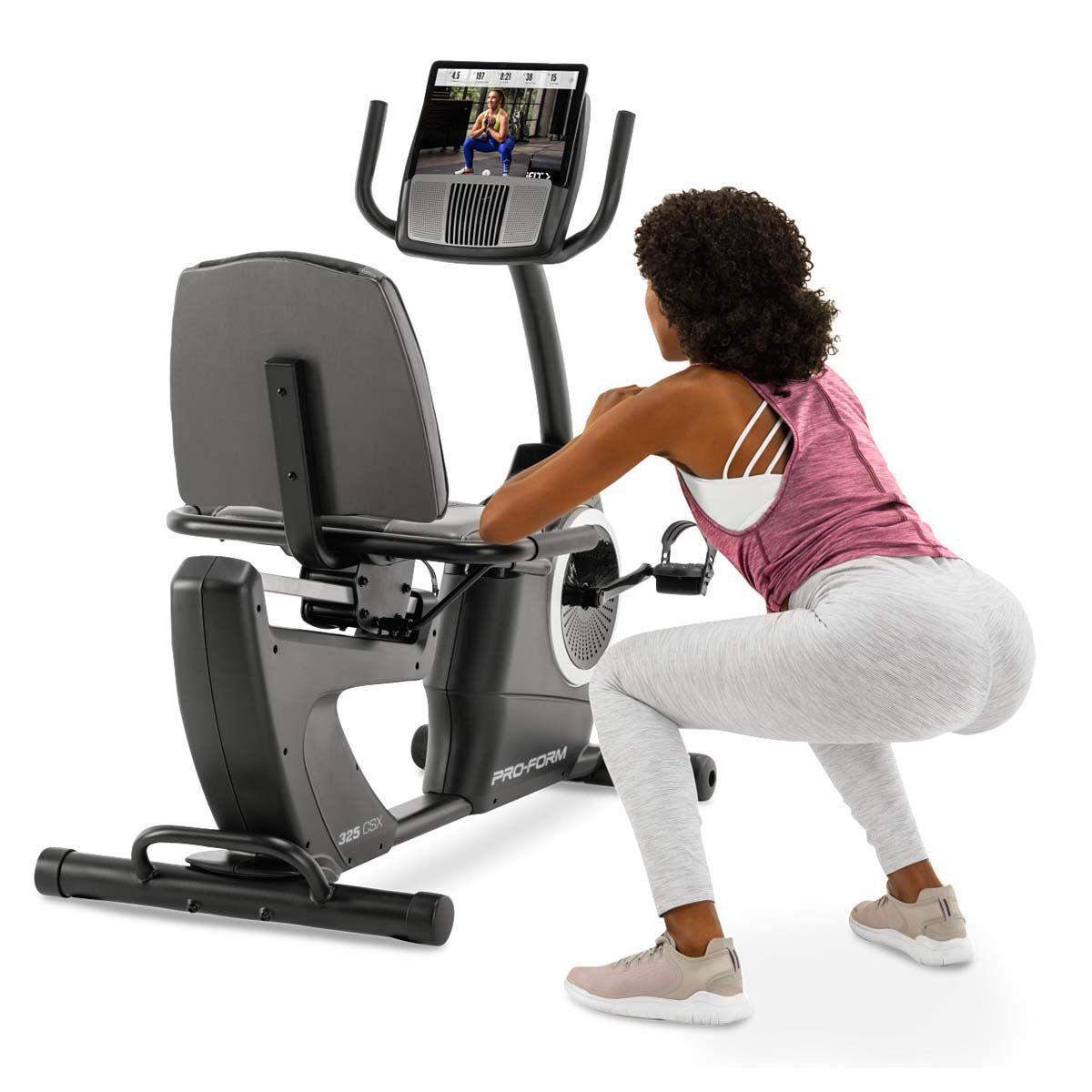 ProForm 325 CSX Recumbent Bike with 30-day iFIT membership included with purchase