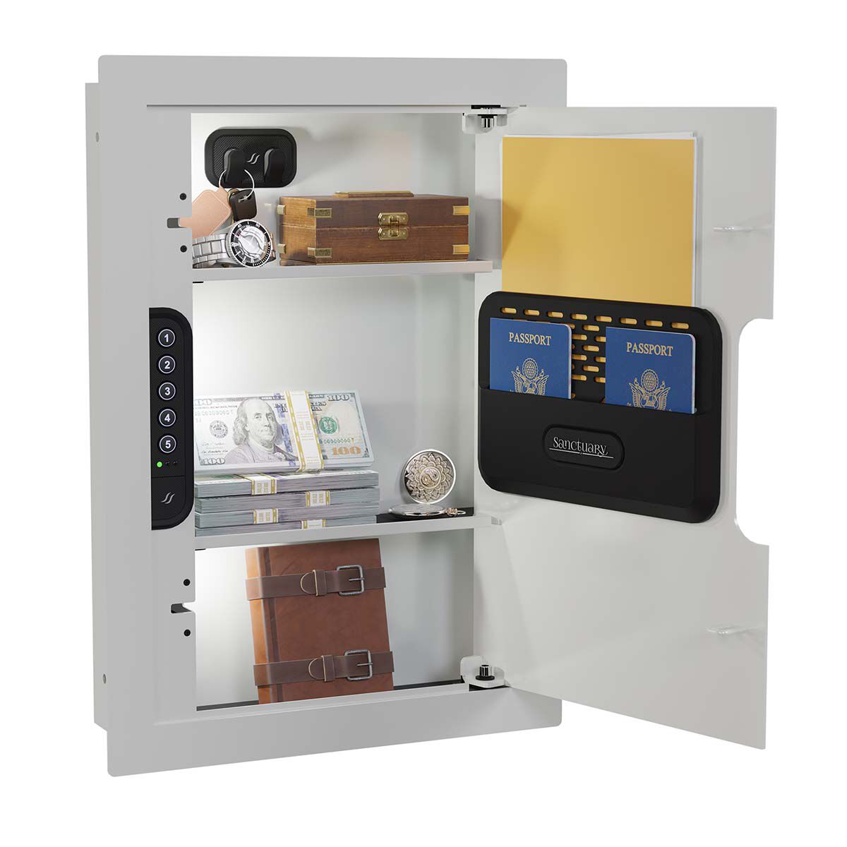 Sanctuary Inline In-Wall Vault (White)