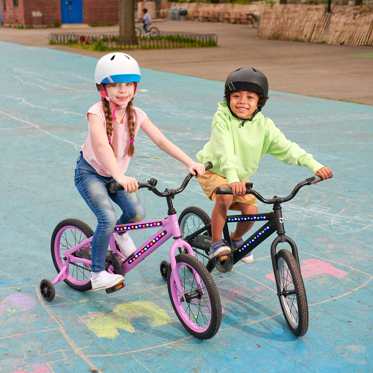 Jetson JLR M Light Up Bike 16" Wheels, Black