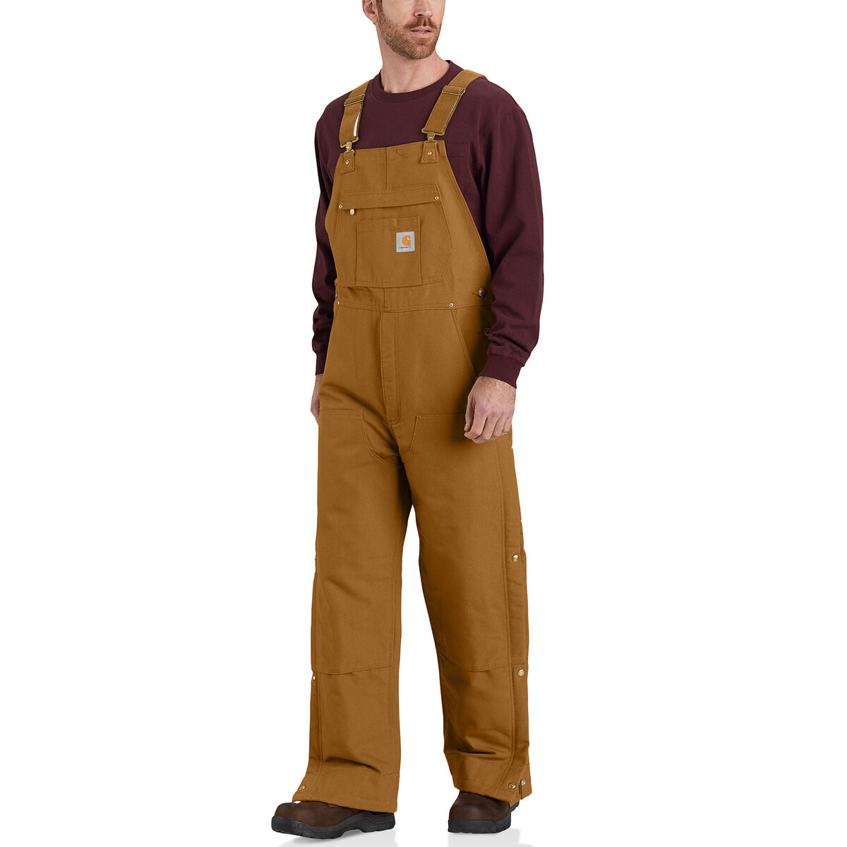 Carhartt Loose Fit Firm Duck Insulated Bib Overall