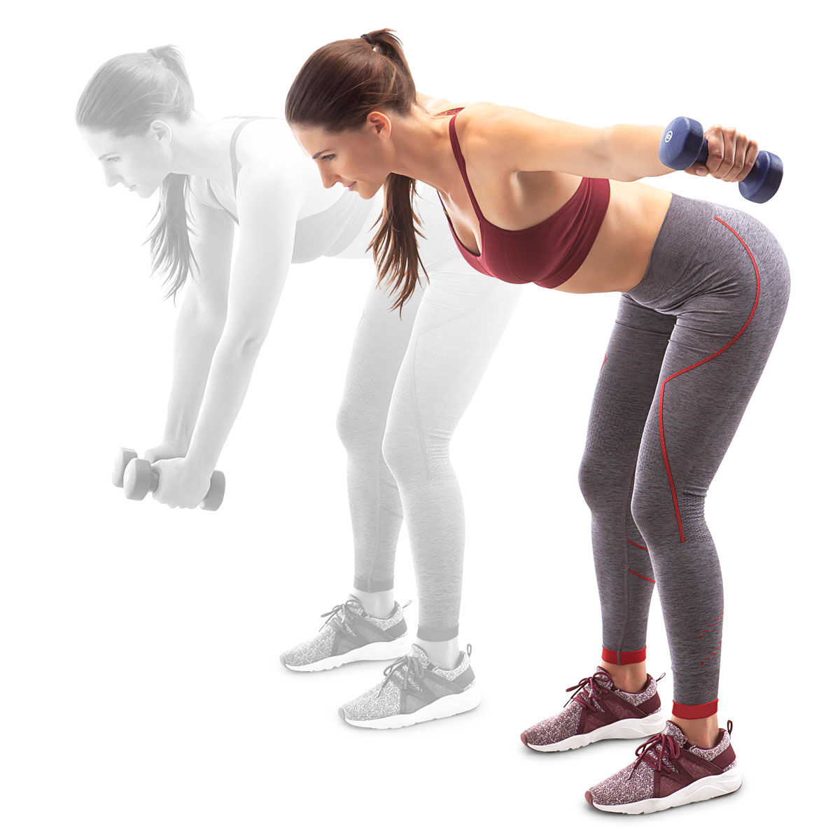 Marcy 3-Pair Neoprene Dumbbell Set with Case