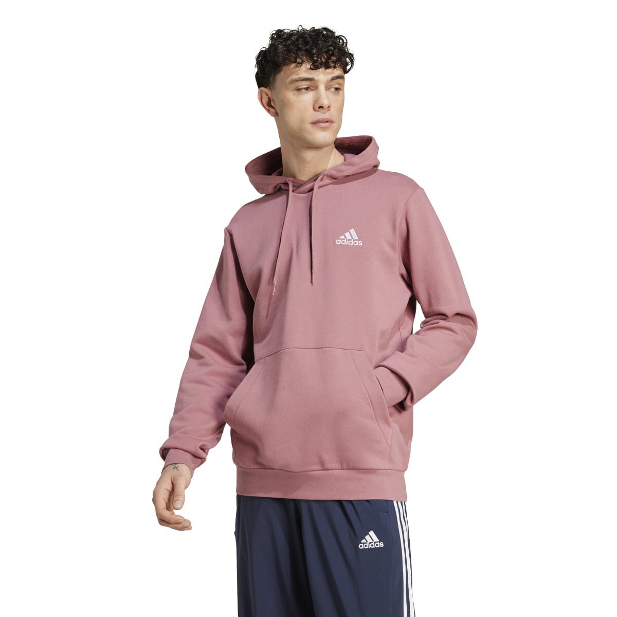 adidas Men's Long Sleeve Feel Cozy Hoodie