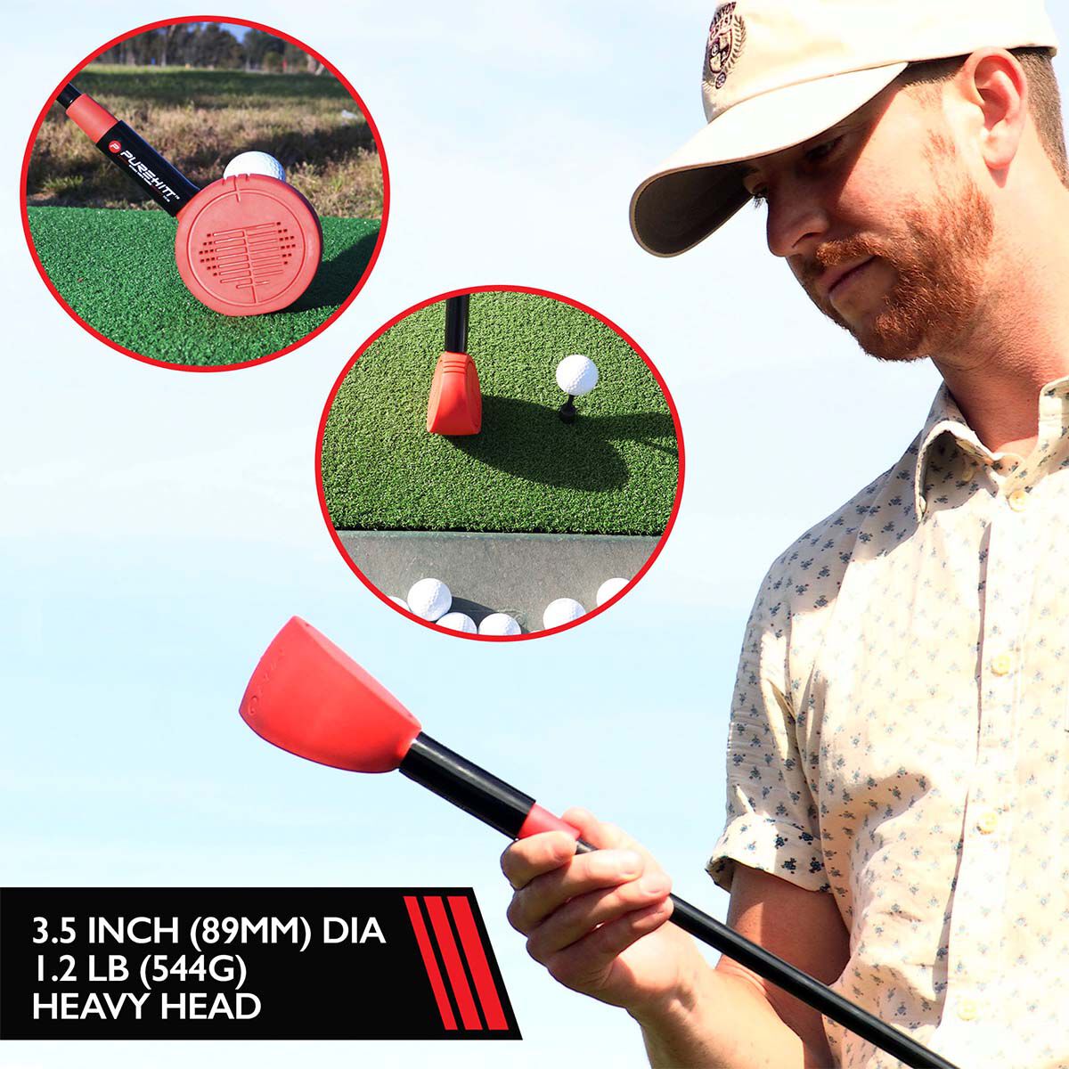 Pure2improve PUREHITT Hitable Golf Tempo & Swing Trainer