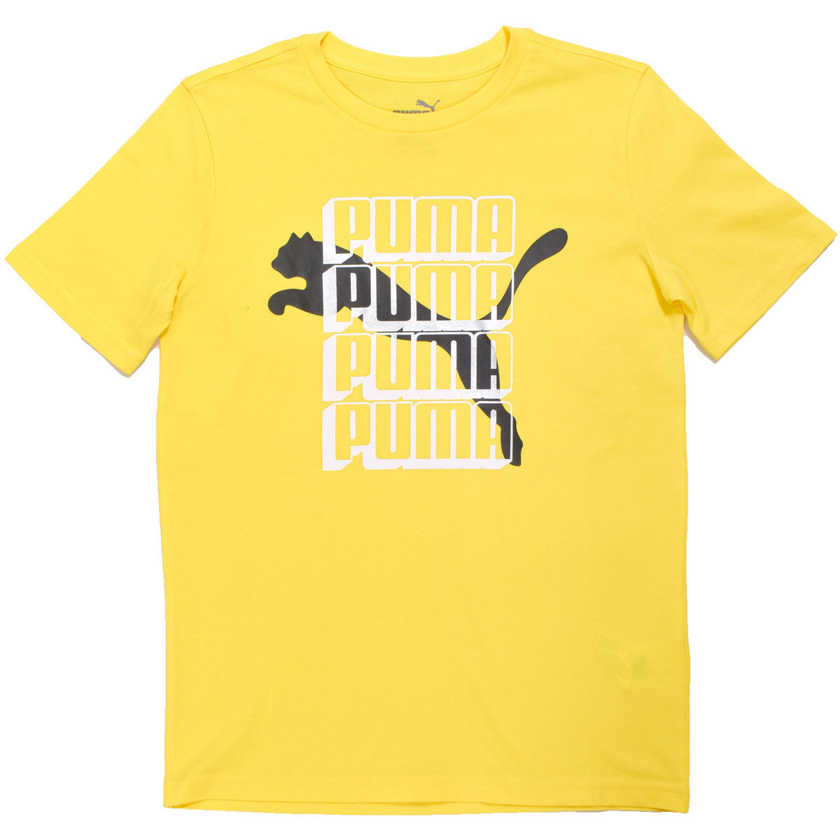 Puma Boys' Short Sleeve Big Logo Tee