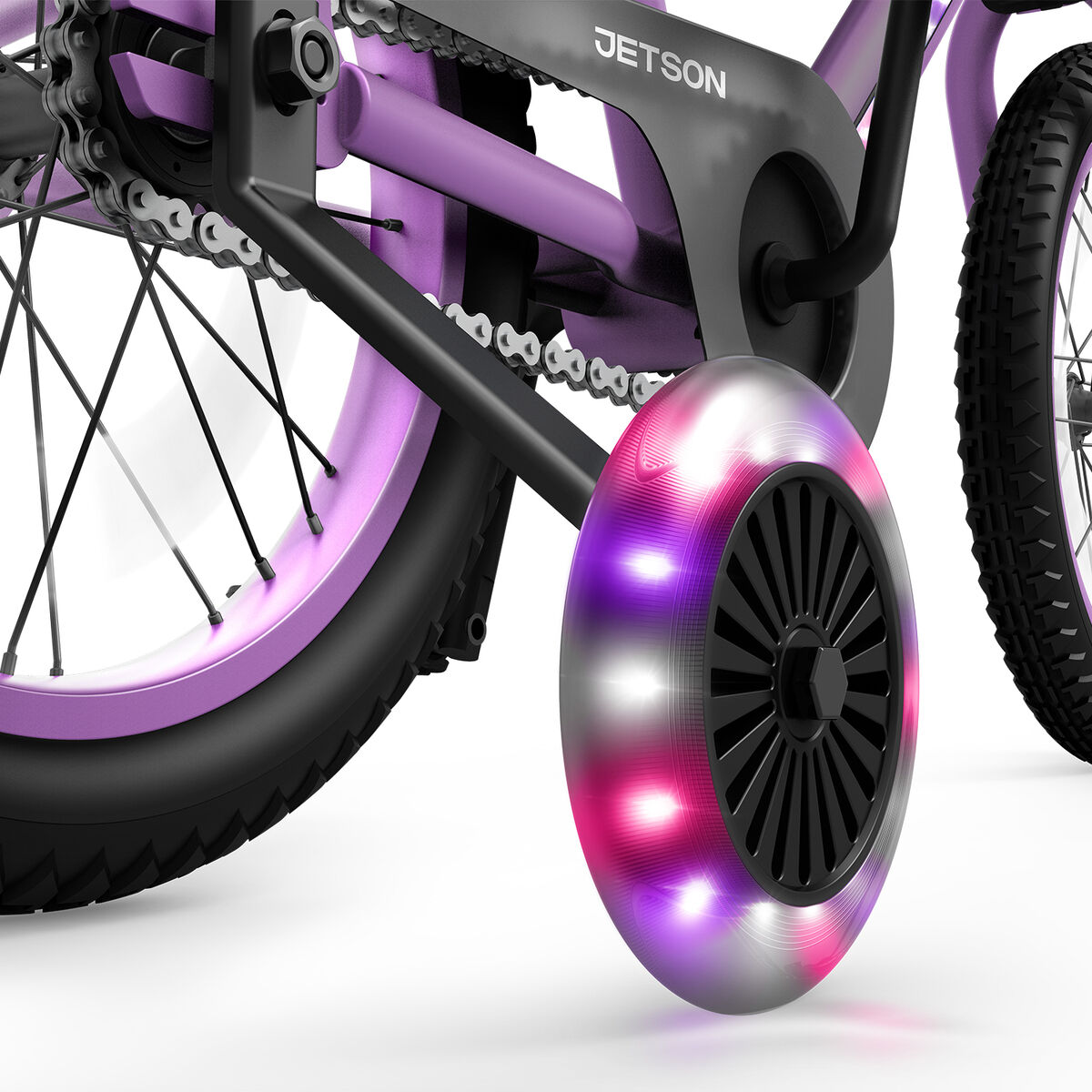 Jetson JLR M Light Up Bike 16" Wheels, Purple