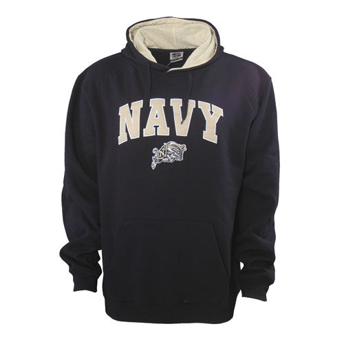 Stadium Men's Navy Tackle Twill Hoodie