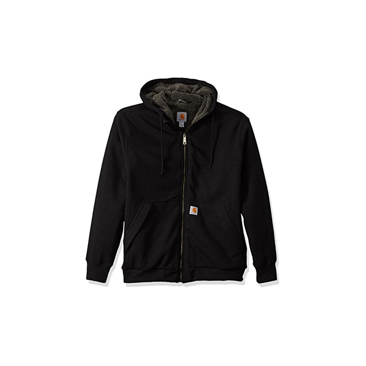 Carhartt Men's Rain Defender® Relaxed Fit Midweight Sherpa-Lined Full-Zip Sweatshirt