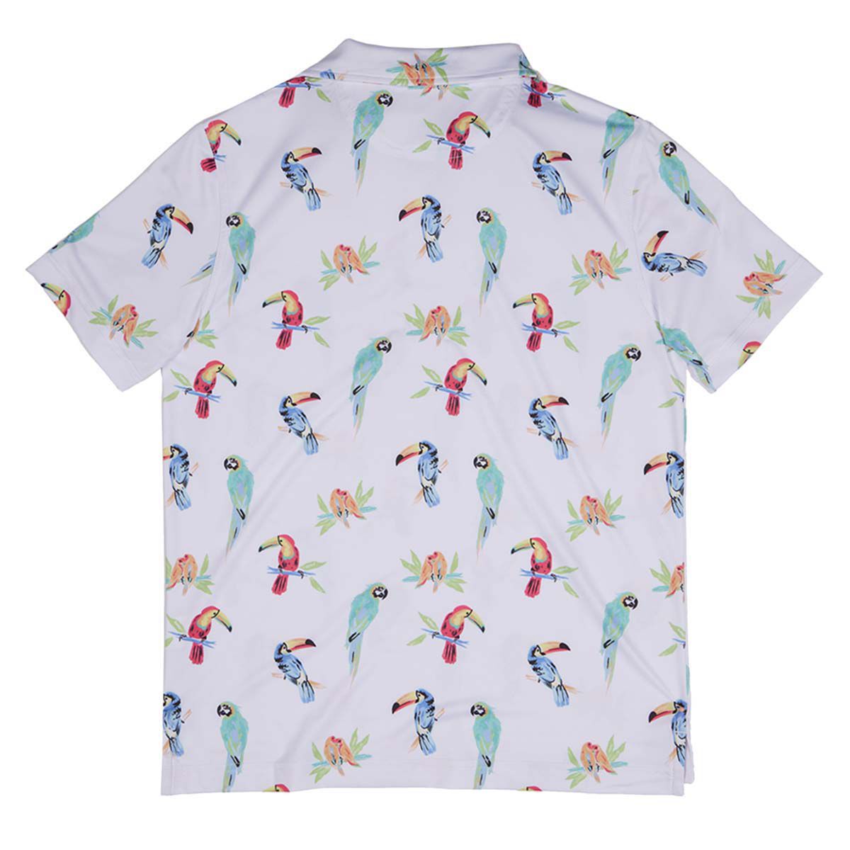 Chubbies Men's Dude Where's Macaw (Boys Performance Polo)