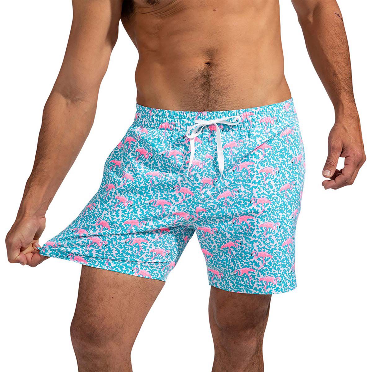 Chubbies The Domingos Are For Flamingos 5.5" (Classic Lined Swim Trunk)