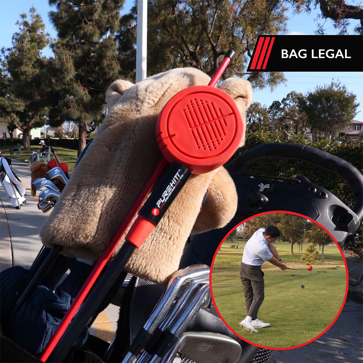 Pure2improve PUREHITT Hitable Golf Tempo & Swing Trainer