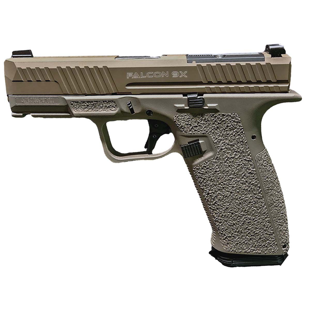 Live Free Armor Falcon 9X 9MM 4" Pistol