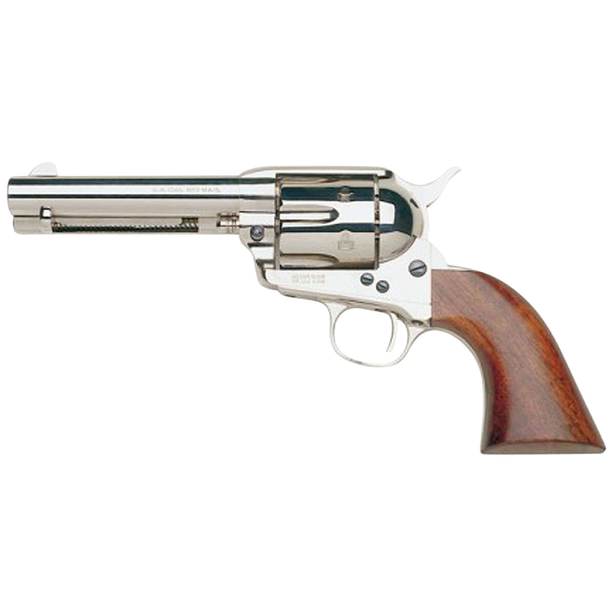 Taylors & Co 1873 Cattleman 45 Colt Nickel Handgun