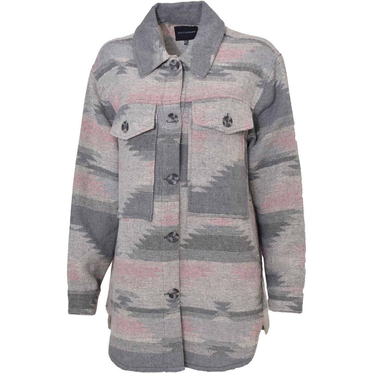 Dictionary Women's Tribal Shirt Jacket