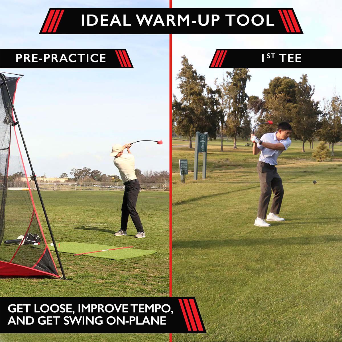 Pure2improve PUREHITT Hitable Golf Tempo & Swing Trainer