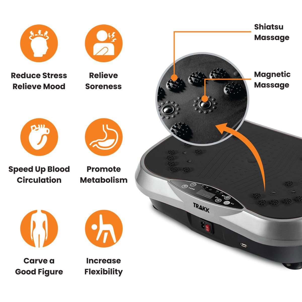 Trakk Plate Full Body Vibration Machine