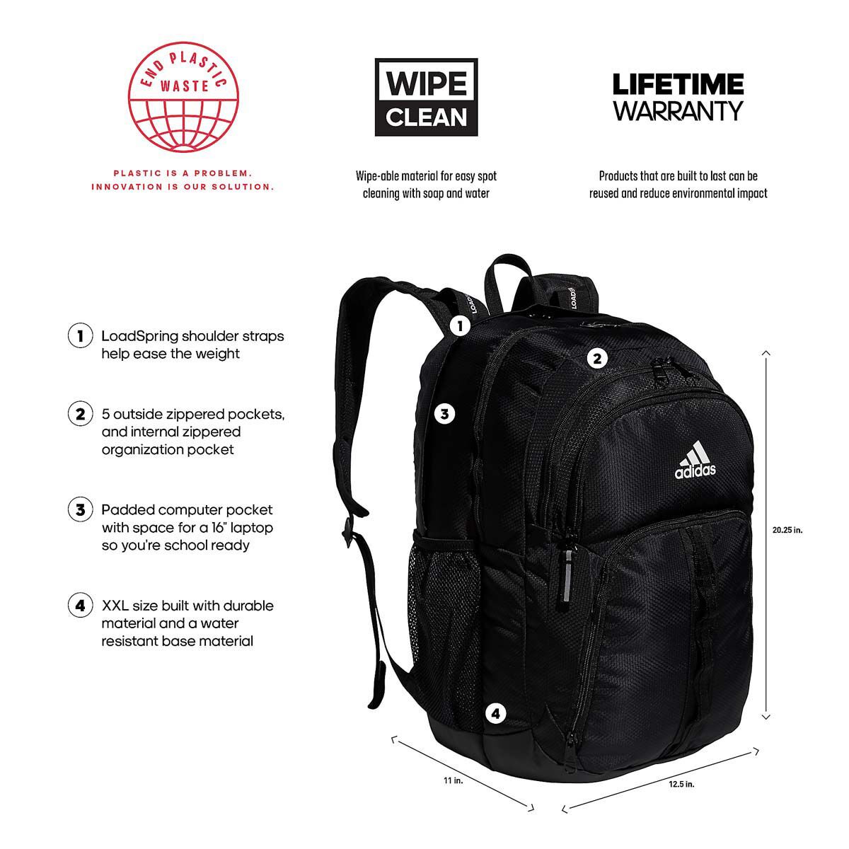 adidas Adidas Prime 6 Backpack